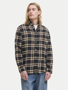 Jack & Jones Koszula Classic Flannel 12278406 Czarny Regular Fit