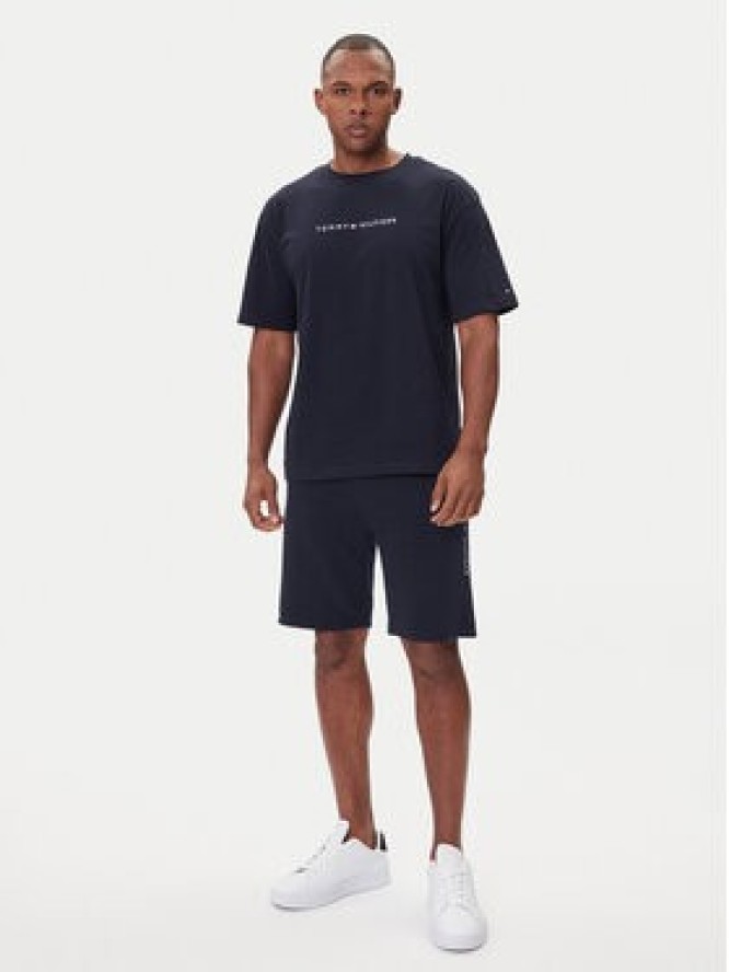 Tommy Hilfiger T-Shirt UM0UM03685 Granatowy Regular Fit