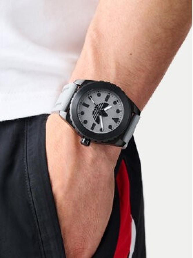 adidas Zegarek Discoverer One AOSY25023 Czarny