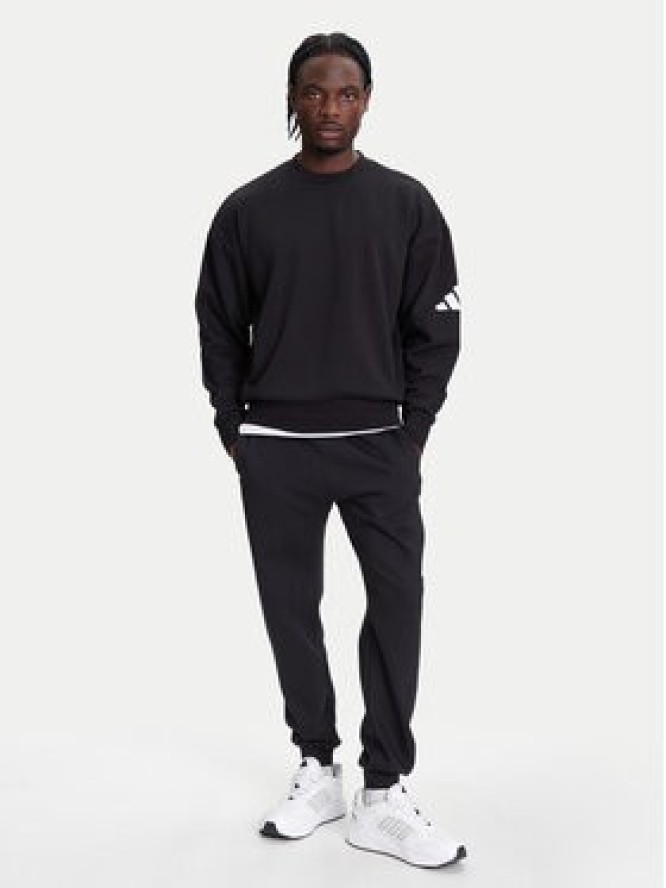 adidas Bluza Essentials JF3542 Czarny Loose Fit