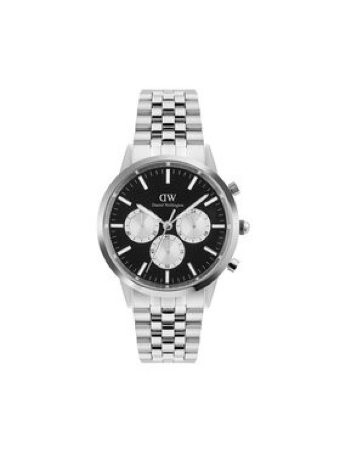 Daniel Wellington Zegarek Iconic Chronograph DW00100873 Srebrny