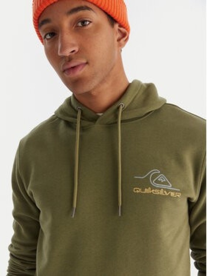 Quiksilver Bluza Light Waves EQYFT05168 Khaki Regular Fit