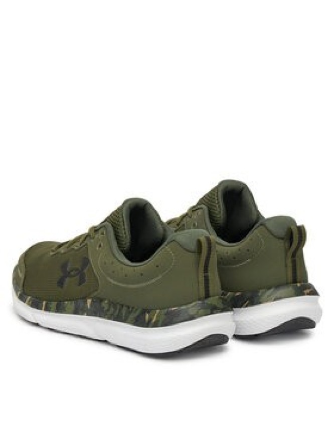 Under Armour Buty do biegania UA Charged Assert 10 Camo 3027036 Zielony