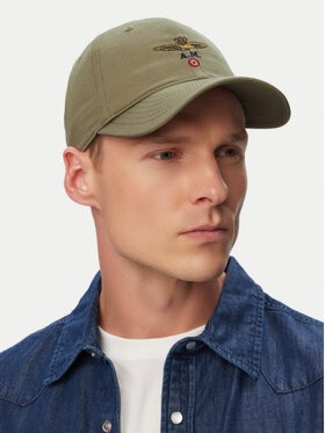 Aeronautica Militare Czapka z daszkiem 261HA1246UCT02261 Zielony