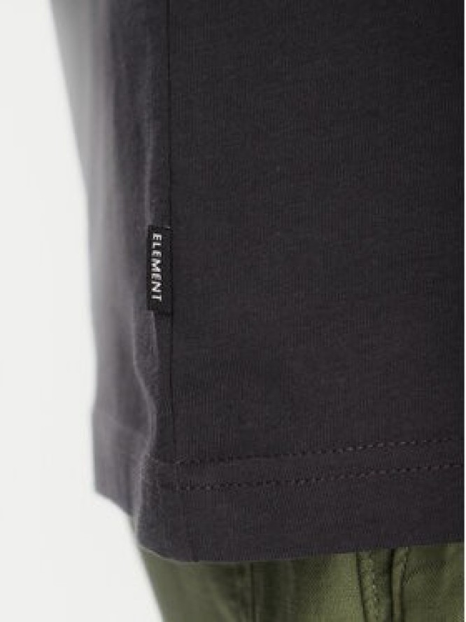 Element T-Shirt ELYZT00490 Czarny Regular Fit