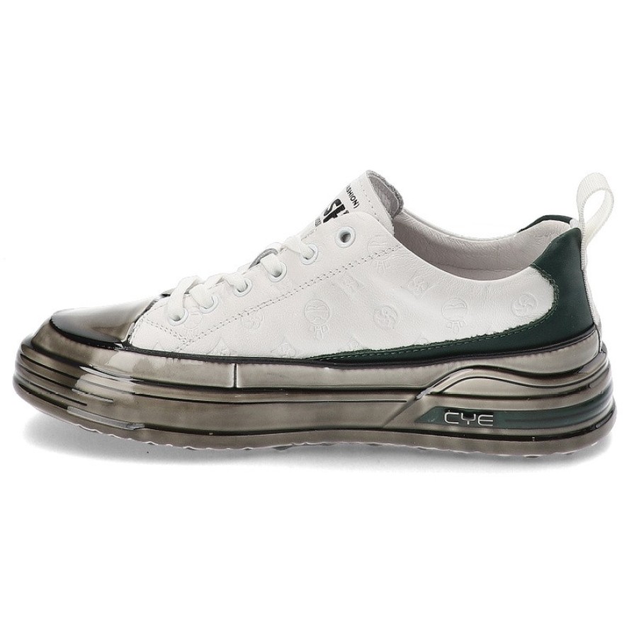 Białe Sneakersy John Doubare Sportowe Obuwie Męskie Premium