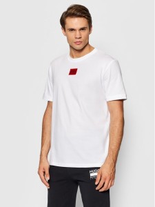 Hugo T-Shirt Diragolino 212 50447978 Biały Regular Fit