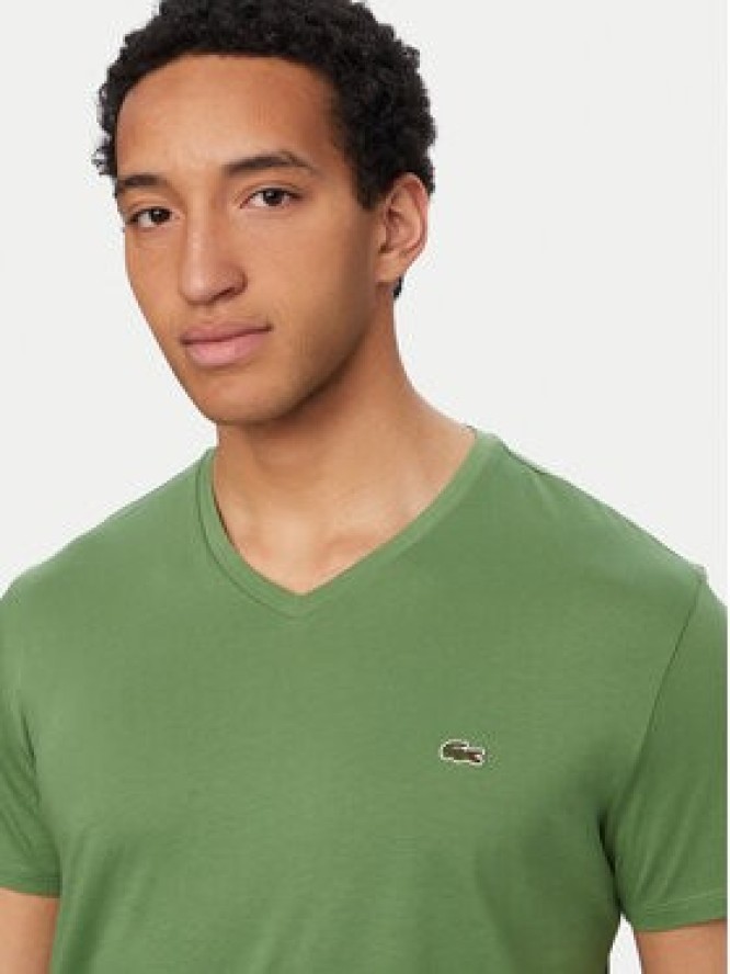 Lacoste T-Shirt TH6710 Zielony Regular Fit