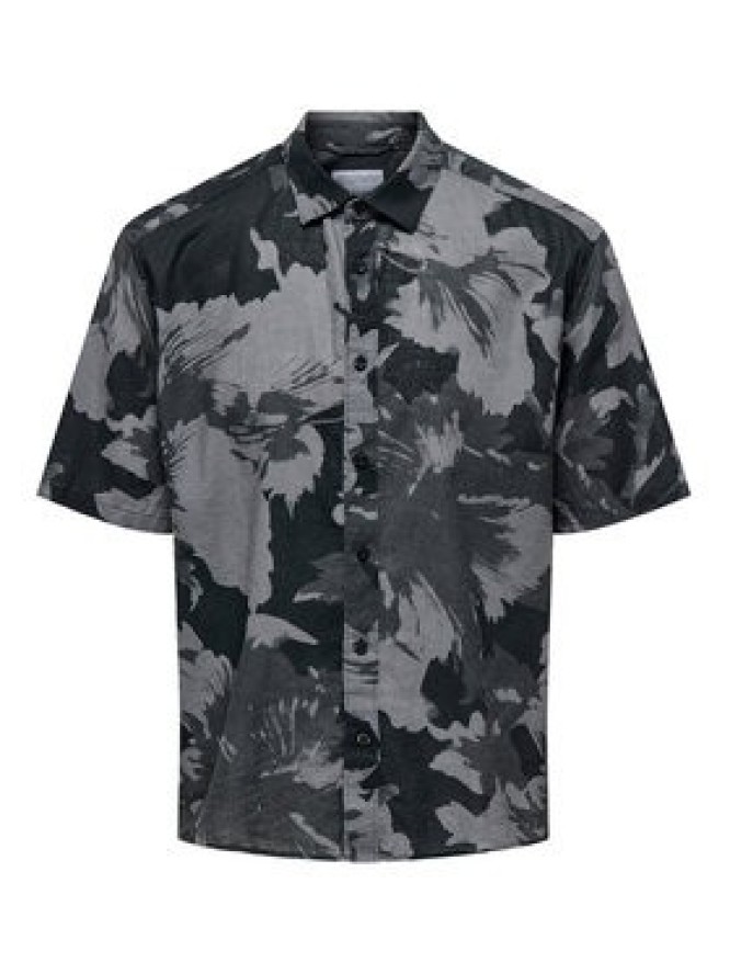 Only & Sons Koszula Caiden 22032123 Szary Relaxed Fit
