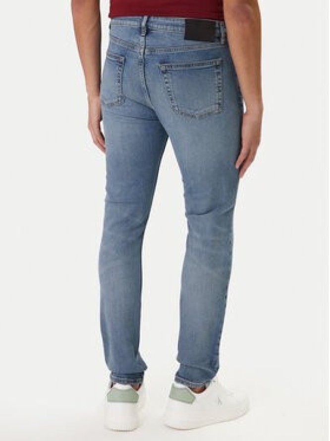 Calvin Klein Jeansy LV04RF950G Niebieski Slim Taper Fit