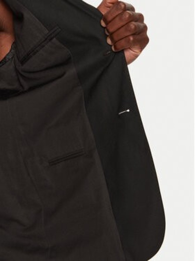 AMI Paris Marynarka HBV008.WV0044 Czarny Regular Fit