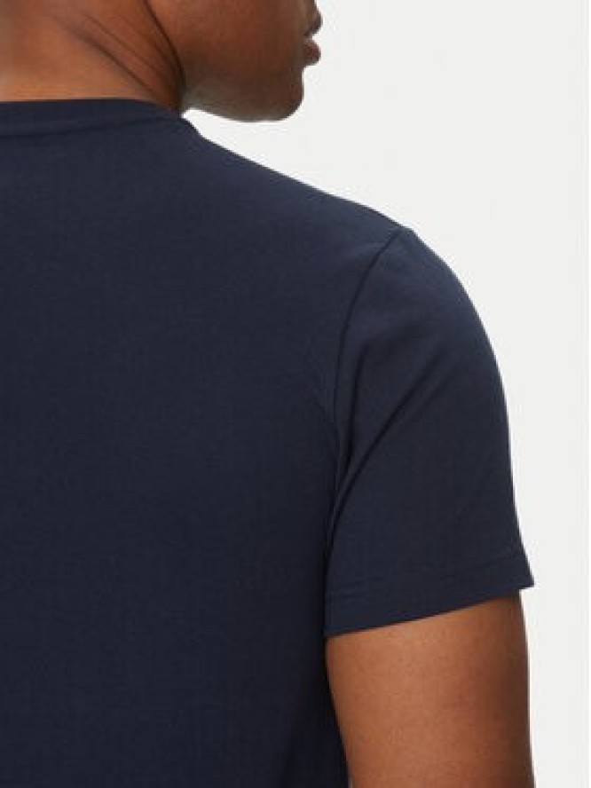 Lacoste T-Shirt TH0031 Granatowy Regular Fit