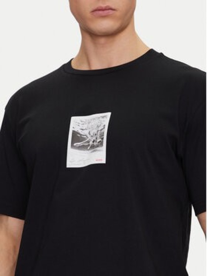 HUGO T-Shirt Darthy 50537535 Czarny Relaxed Fit