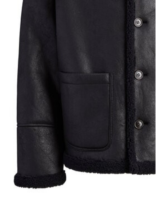 Jack & Jones Kurtka z imitacji skóry Cambridge 12282946 Czarny Regular Fit