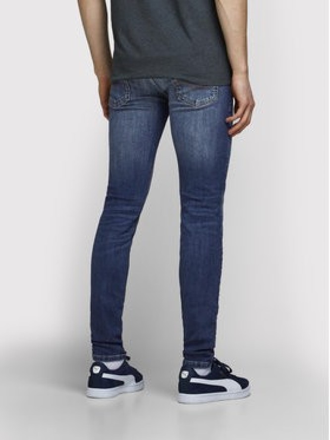 Jack & Jones Jeansy Liam 12166854 Granatowy Skinny Fit
