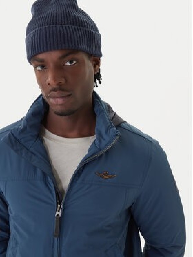 Aeronautica Militare Kurtka bomber 252AB3026UCT03264 Niebieski Regular Fit