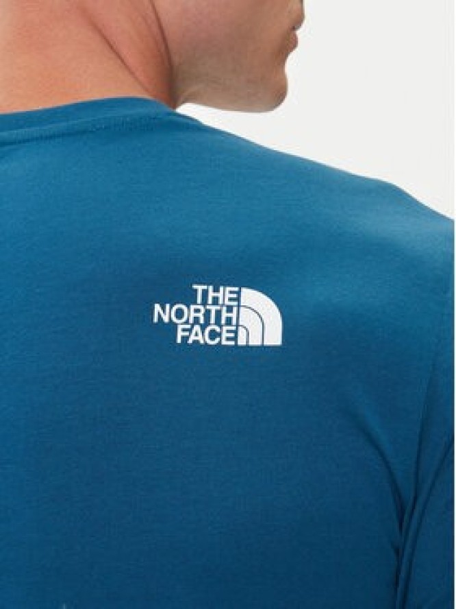 The North Face T-Shirt Easy NF0A8A6C Niebieski Regular Fit
