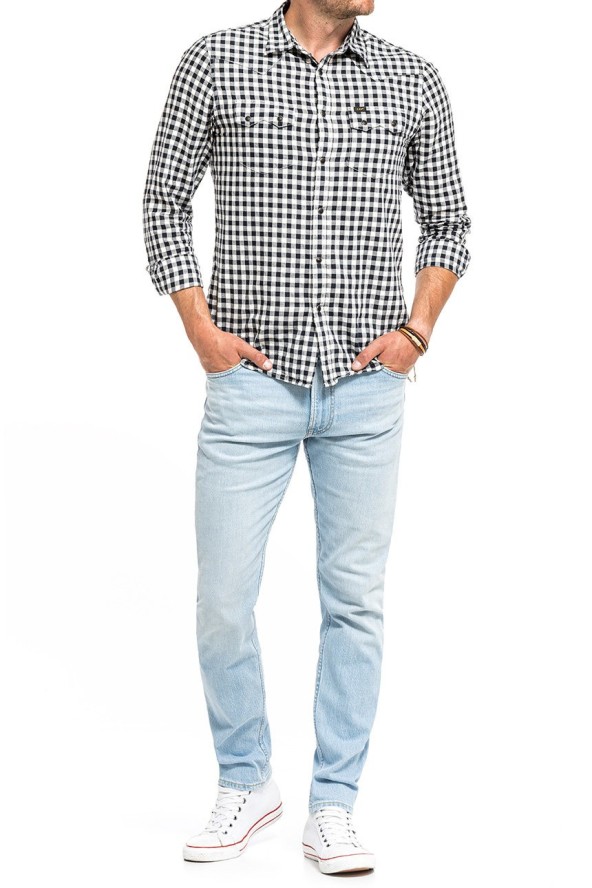 LEE RIDER MĘSKIE SPODNIE JEANSOWE JEANSY LIGHT ALTON L701OWJ 112145454