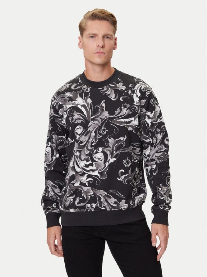 Versace Jeans Couture Bluza 79GAI3R0 FS201 Czarny Regular Fit