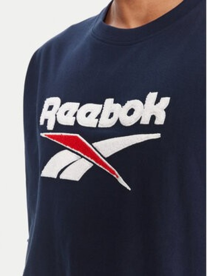 Reebok Longsleeve RK25155CCM Granatowy Regular Fit