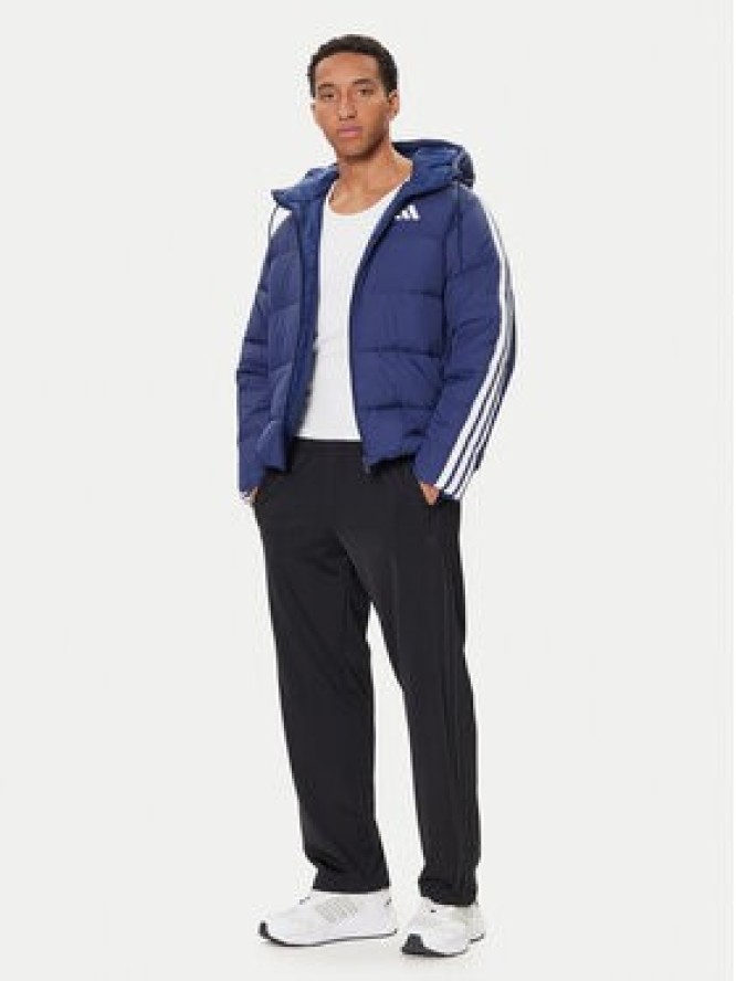 adidas Kurtka puchowa Essentials Climawarm 3-Stripes JX7799 Granatowy Regular Fit