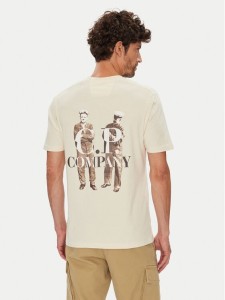 C.P. Company T-Shirt 19CMTS106A006586W Zielony Regular Fit