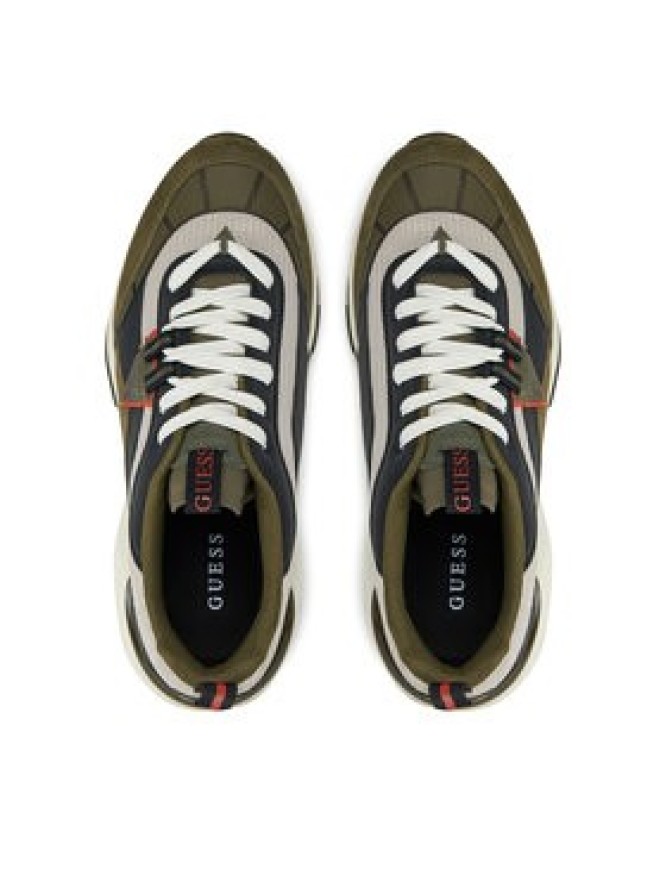 Guess Sneakersy FMJVALELL12 Zielony