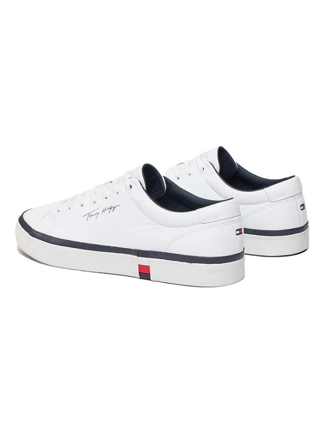 CALVIN KLEIN JEANS Skórzane sneakersy w kolorze białym rozmiar: 43