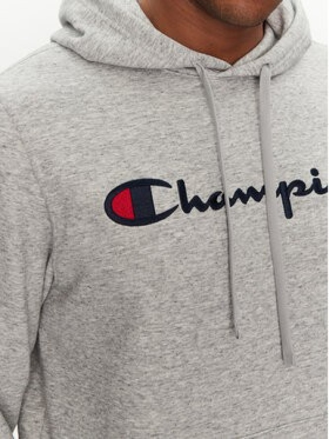 Champion Bluza 220726 Szary Slim Fit