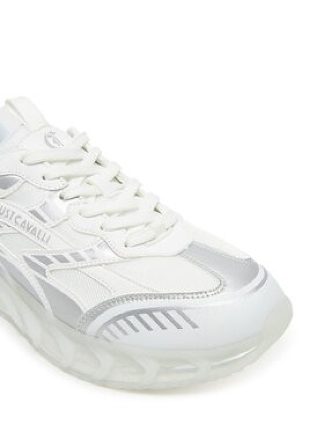 Just Cavalli Sneakersy 78QA3SQ2 ZSC45 Biały