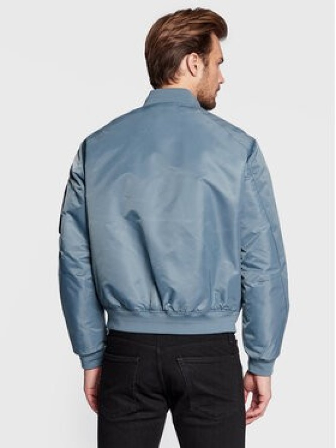 Calvin Klein Kurtka bomber Hero K10K109907 Niebieski Relaxed Fit