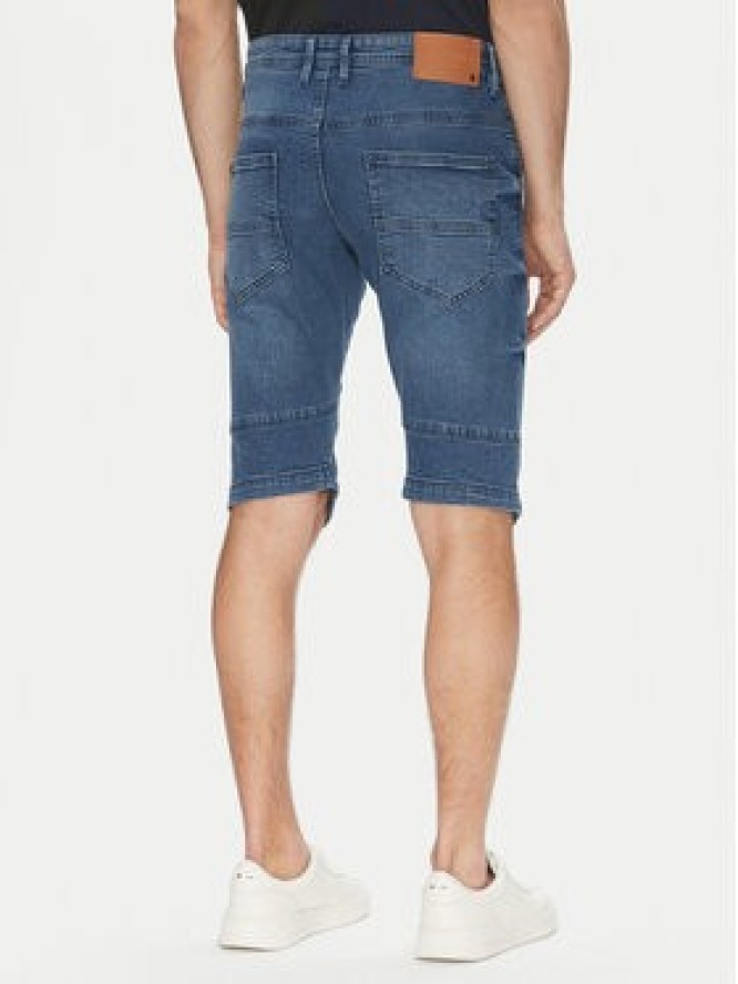 INDICODE Szorty jeansowe Kem 70-172 Niebieski Slim Fit