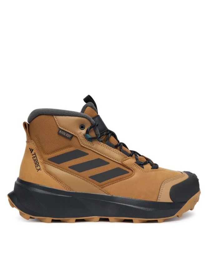 adidas Trekkingi Terrex Winter Leather Mid Cut Rain.Rdy Cold JR5297 Brązowy