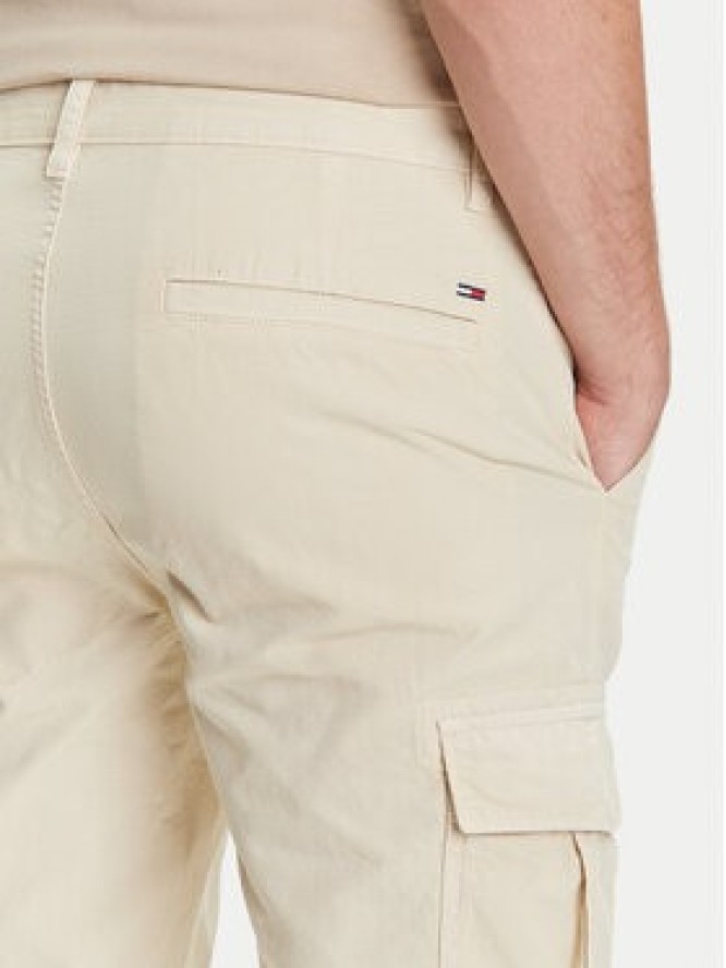 Tommy Jeans Joggery Austin DM0DM21791 Beżowy Slim Fit