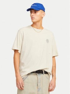 Jack & Jones T-Shirt Jackie 12271366 Beżowy Relaxed Fit