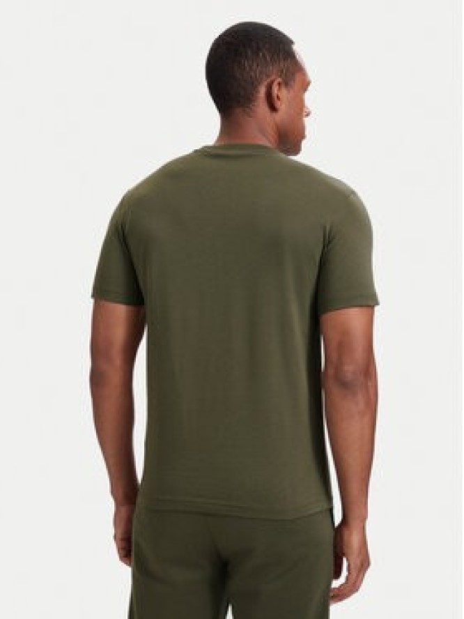 EA7 Emporio Armani T-Shirt 7M001412 AF22264 U7014 Zielony ciemny Regular Fit