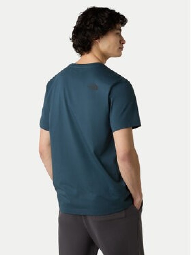 The North Face T-Shirt Fine NF0A8A6M Zielony Regular Fit
