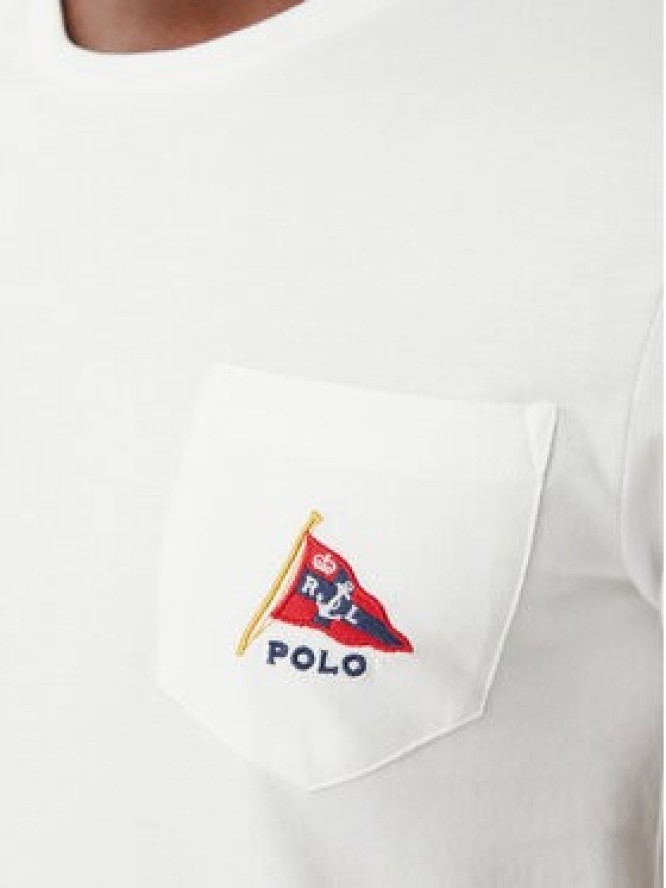 Polo Ralph Lauren T-Shirt 710B21952001 Biały Regular Fit