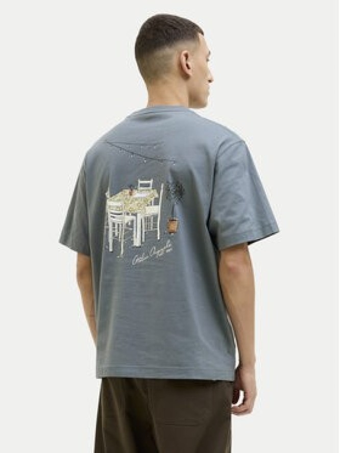 Jack & Jones T-Shirt Islington 12273015 Niebieski Loose Fit