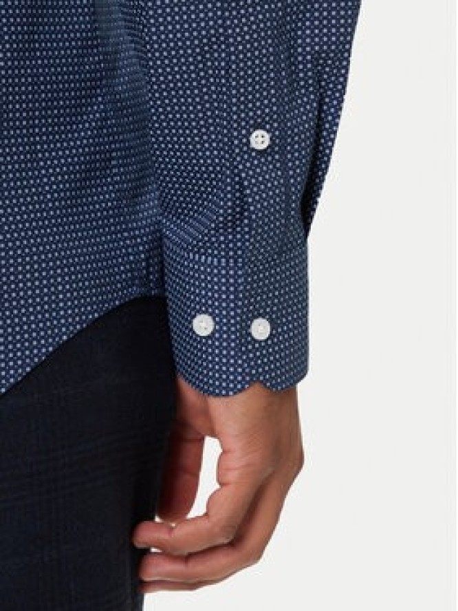 Tommy Hilfiger Koszula MW0MW40523 Granatowy Slim Fit