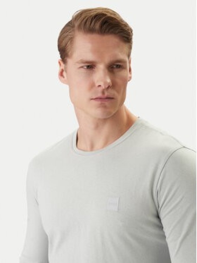 BOSS Longsleeve Tacks 50512111 Szary Regular Fit