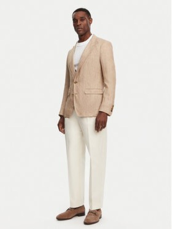 Dolce&Gabbana Marynarka G2NW0T FU4L0 Beżowy Regular Fit