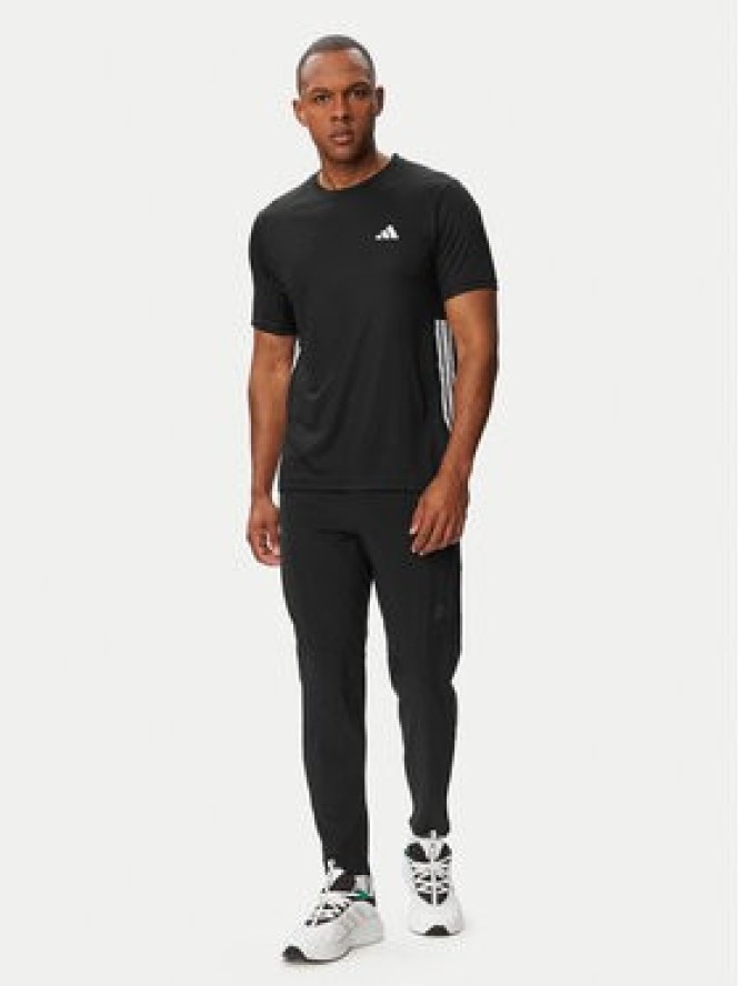 adidas T-Shirt Workout Essentials Base 3-Stripes KA3452 Czarny Regular Fit