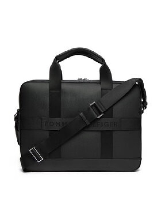 Tommy Hilfiger Torba na laptopa Th Modern Computer Bag AM0AM13637 Czarny