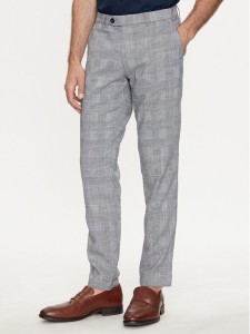 Bugatti Chinosy 4380 56213A Niebieski Slim Fit