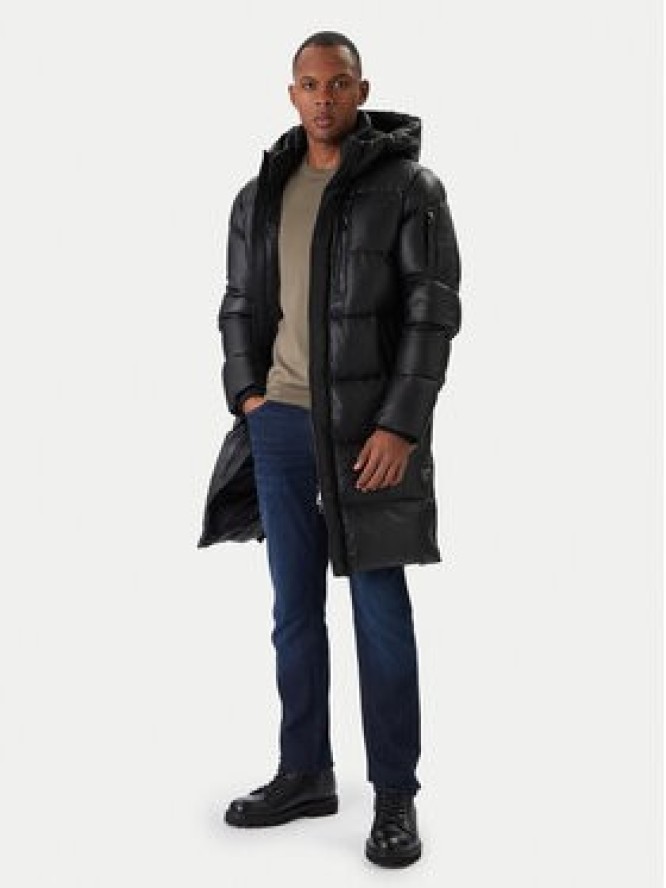 Milestone Kurtka skórzana MS Piero 531040 20740 Czarny Regular Fit