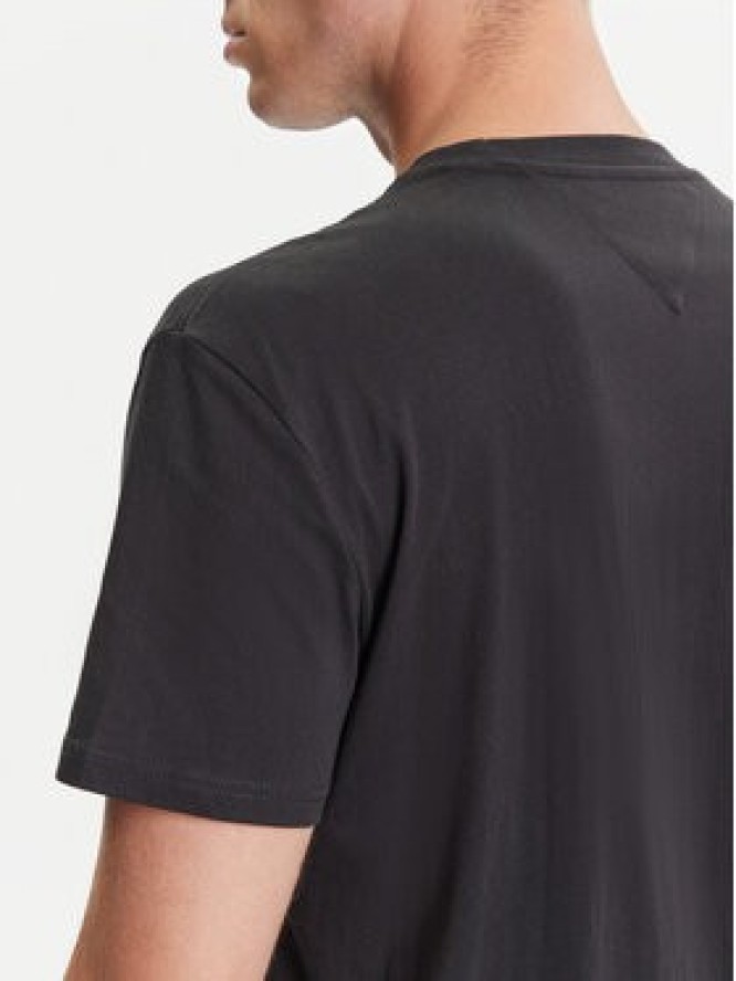 Tommy Jeans T-Shirt Dna Flag DM0DM21941 Czarny Regular Fit