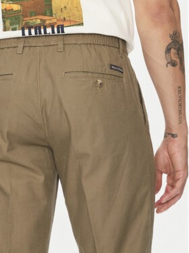 Marc O'Polo Chinosy 523 1340 10134 Zielony Tapered Fit
