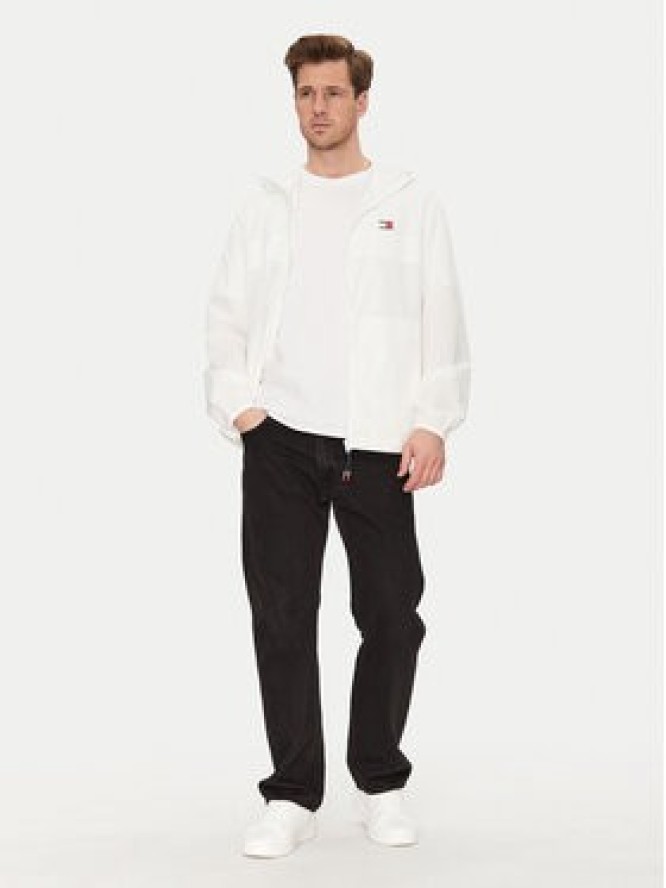 Tommy Jeans Wiatrówka Chicago DM0DM20204 Écru Regular Fit