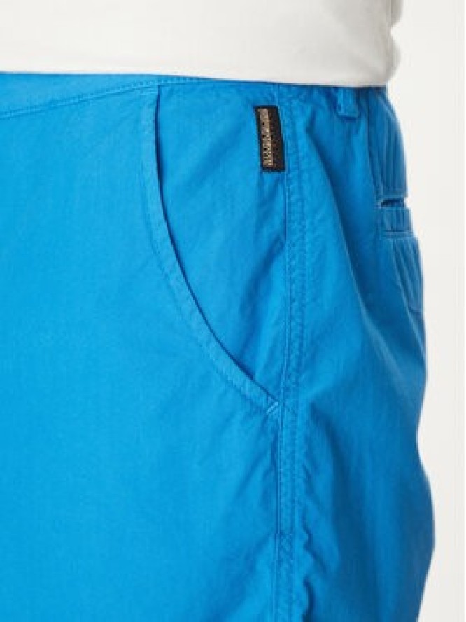 Napapijri Szorty materiałowe Nakuru 6 NP0A4HRV Niebieski Regular Fit